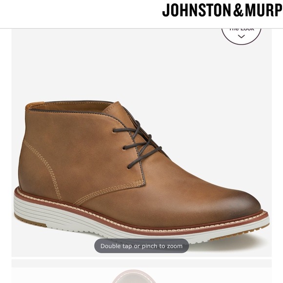 Johnston & Murphy Other - NEW 8M Johnston Murphy Upton Men's Brown Leather Chukka Boots